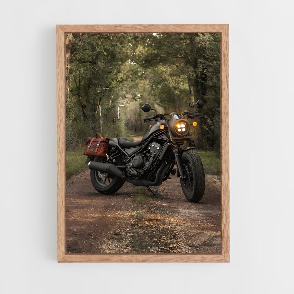 Poster moto Honda sophistiquée – affiche Honda Moto (vue 4)